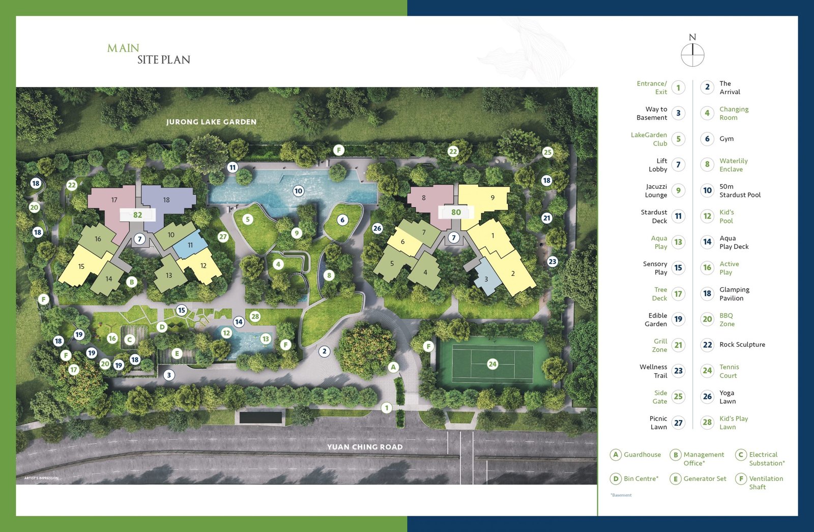 the lake garden residences site plan